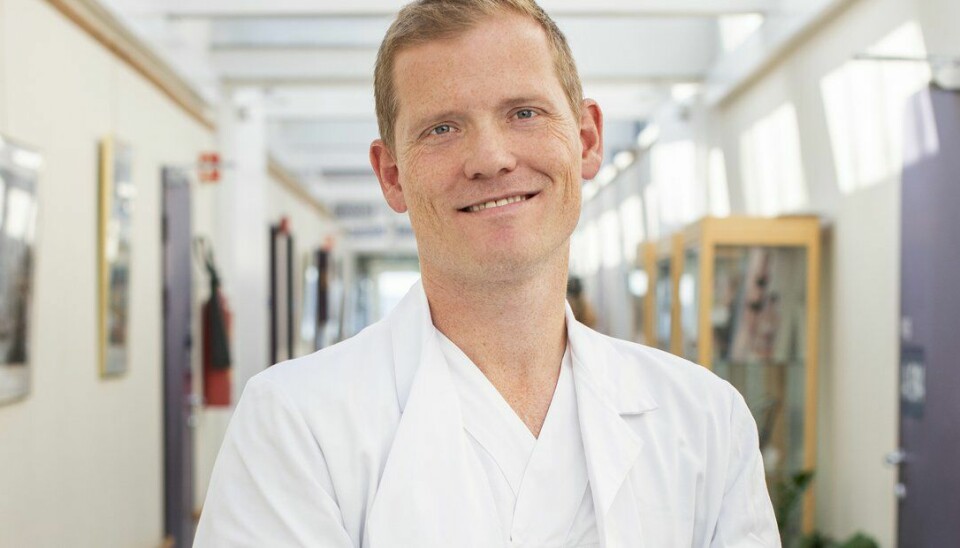 Overlege Jon Riise som leder Seksjon for lymfom og indremedisin på Oslo Universitetssykehus