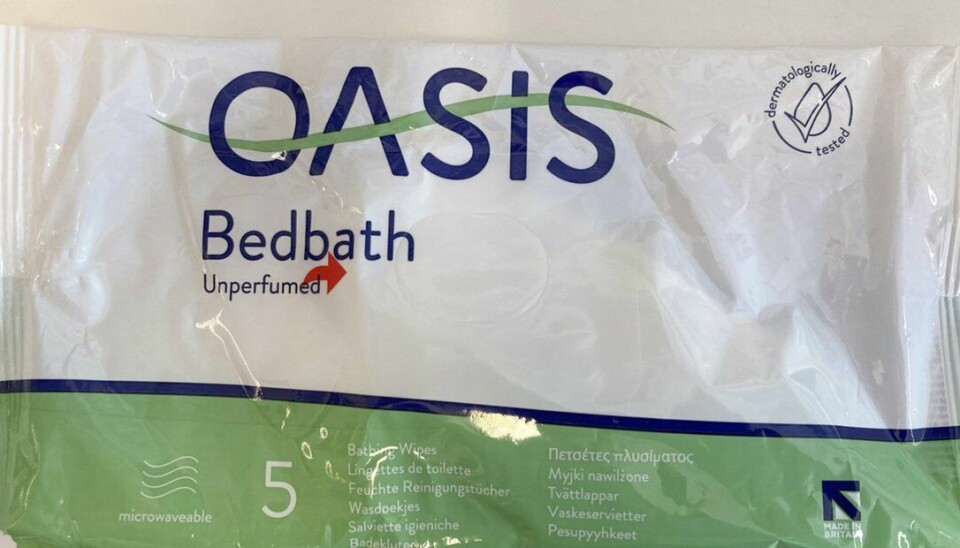 Engangsvaskeklutene av merket Oasis Bedbath uparfymert ble trukket i frykt for at de kunne være forurenset med bakterien Pseudomonas aeruginosa.