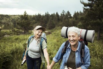 Sprek på tur: Turgåing er nordmenns foretrukne treningsaktivitet. Dette er en fin måte å få opp hjertefrekvensen på og gir dermed god treningseffekt.
        
      
      
        Foto: Getty Images
