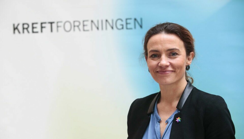 Ingrid Stenstadvold Ross som er Generalsekretær i Kreftforeningen mener at flere burde bruke Ekspertpanelet.