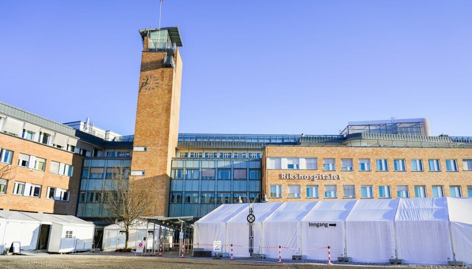 Et viktig datasystem på Oslo universitetssykehus er nede. Bildet viser Rikshospitalet.