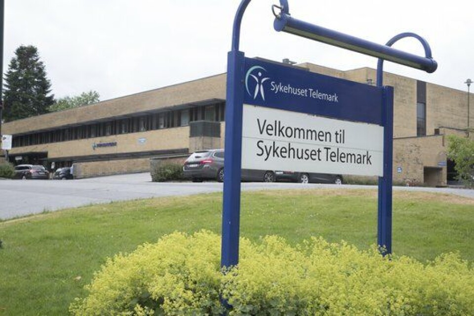 Sykehuset Telemark ligger lavt i andelen pasienter som behandles med kurativ intensjon
Foto: NTB