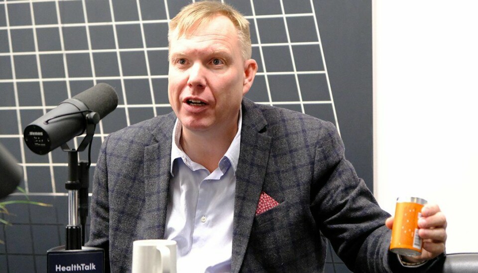 Andreas Stensvold under Onkologisk Forum 2019 i Tromsø.