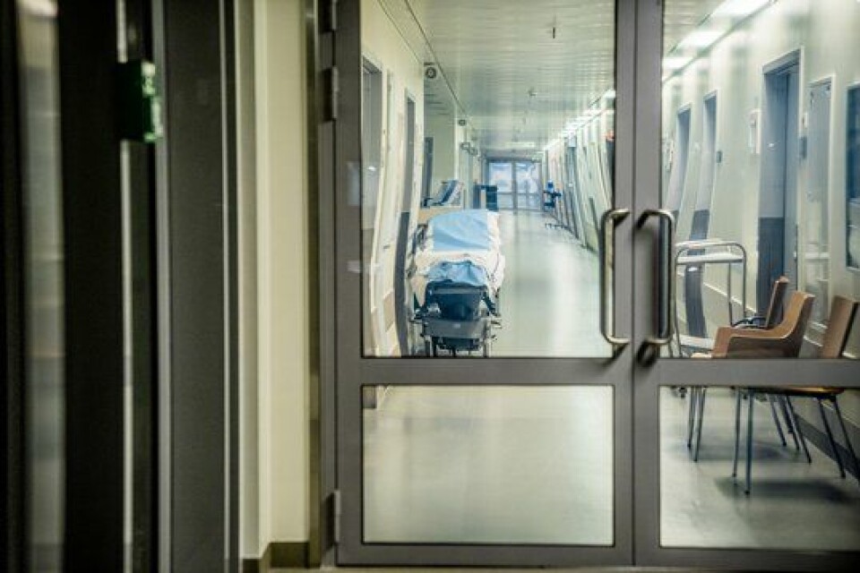 Ahus meldte torsdag at intensiven på sykehuset er full.
Foto: NTB