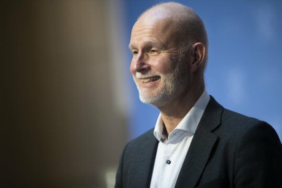 Helsedirektør Bjørn Guldvog tror også man kan se lavere tall på coronainnlagte i tiden som kommer.
Foto: NTB