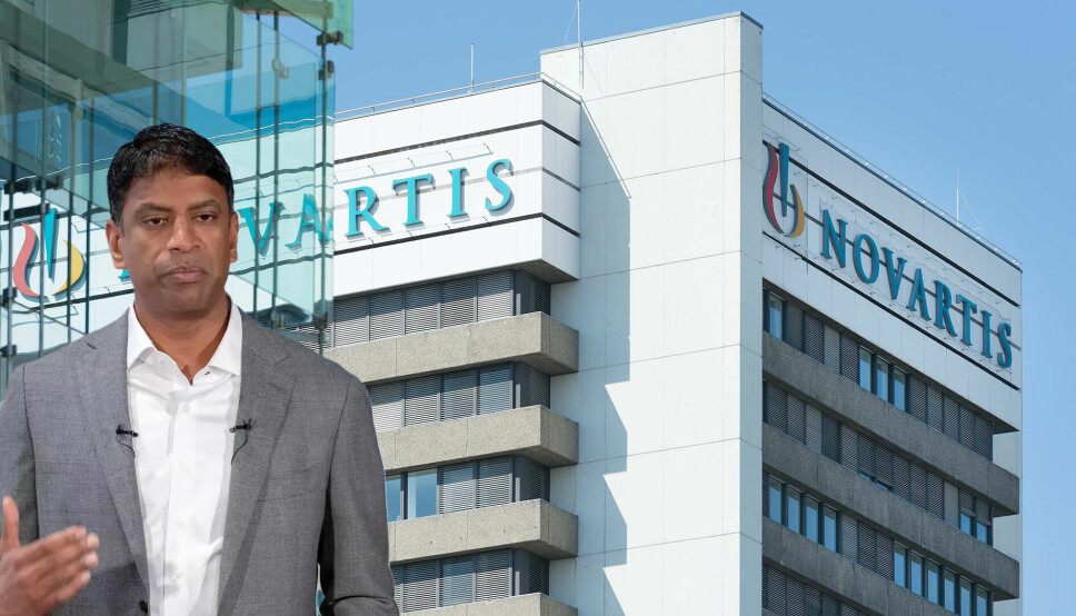 Novartis sin administrerende direktør Vas Narasimhan sier opp 8 000 ansatte når han slår sammen onkologi- og farmaenheten.