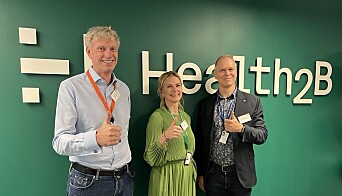 Bjørn Erik Reinseth, adm.dir. Forskningsparken (t.v.), Lena Nymo Helli, adm.dir. Norway Health Tech og Jan Olav Høgetveit, klinikkleder Innovasjons- og teknologiklinikken, OUS Bjørn Erik Reinseth, adm.dir. Forskningsparken (t.v.), Lena Nymo Helli, adm.dir. Norway Health Tech og Jan Olav Høgetveit, klinikkleder Innovasjons- og teknologiklinikken, OUS