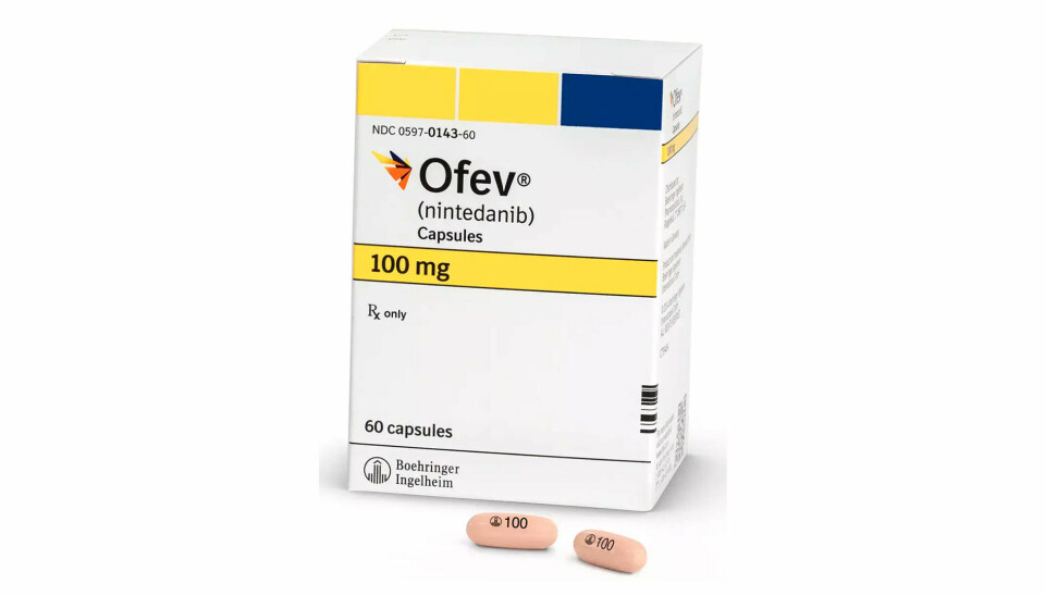 Ofev er tilbys pasienter med kronisk lungefibrose i Sverige, Danmark og Finland.