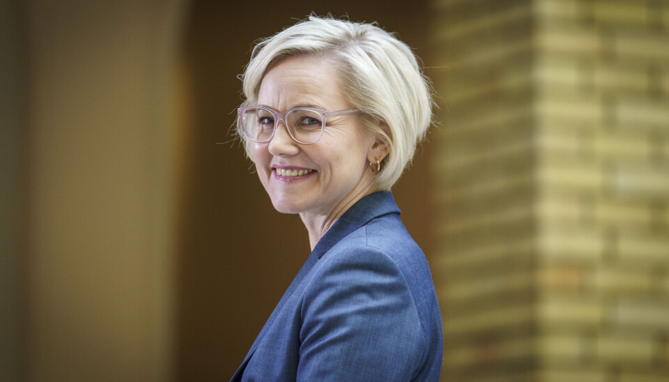NY MEDISIN: Helse- og omsorgsminister Ingvild Kjerkol er glad for å kunne tilby koronapasienter en medisin som reduserer risiko for alvorlig forløp. FOTO: NTB