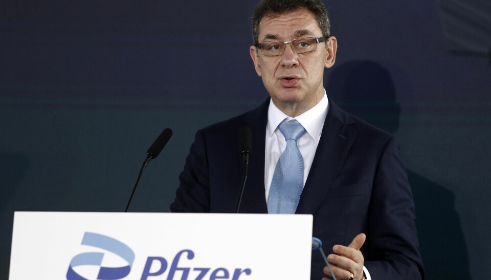 Pfizers administrerende direktør og styreleder Albert Bourla
