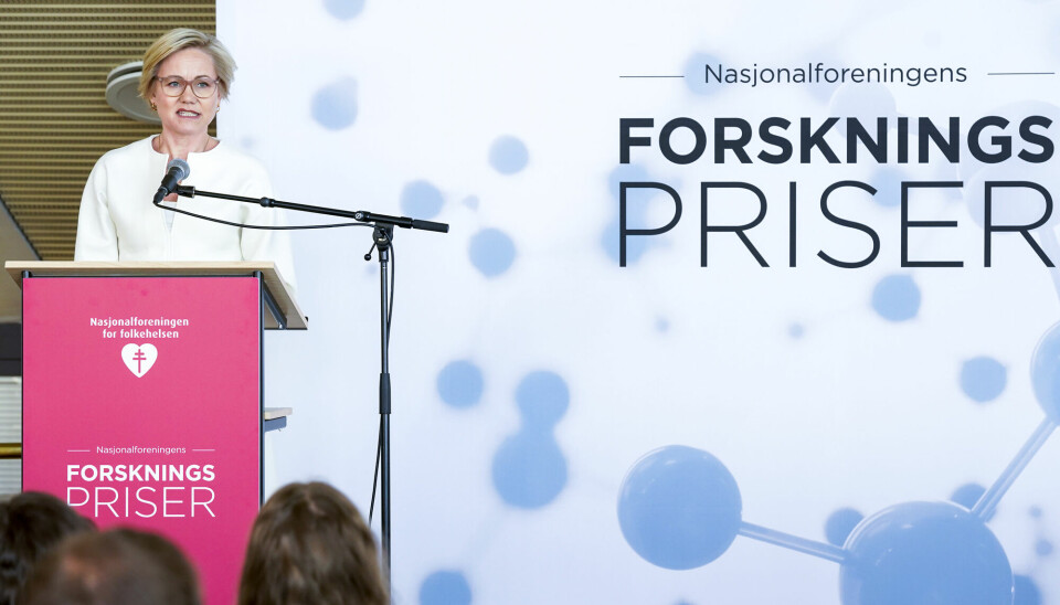 Helse og omsorgsminister Ingvild Kjerkol er med når Kong Harald deler ut Nasjonalforeningen for folkehelsens forskningspriser.