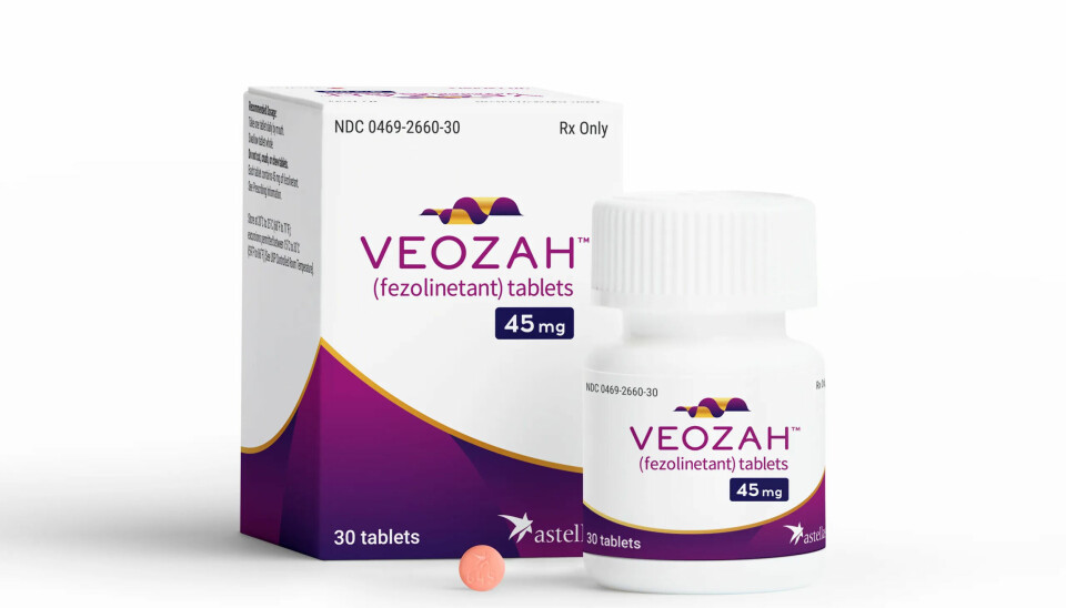 Veozah er det første ikke-hormonelle legemidlet som er godkjent for behandling av hetetokter relatert til overgangsalderen.