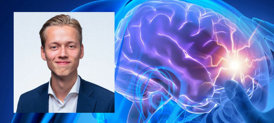 Seniorøkonom Johannes Bjørnstad Tyrihjell presenterte nøkkeltall fra ny migrenerapport på Arendalsuka.
