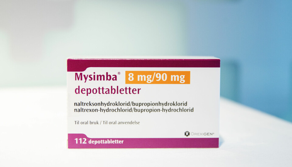 Mysimba, en medisin som brukes mot overvekt er på blå resept