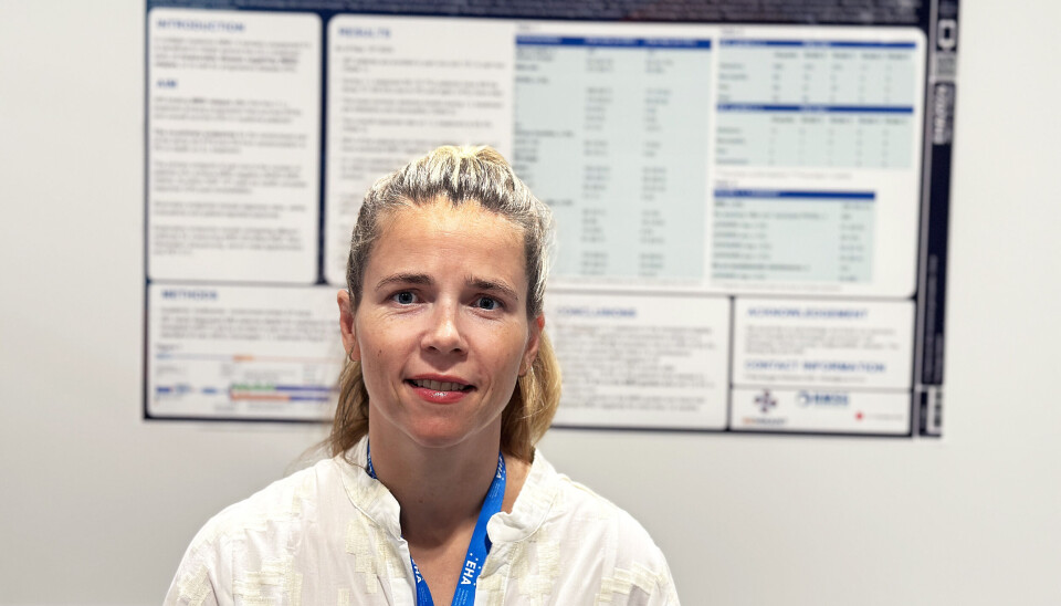 PRESENTERTE FORSKNING: Overlege og forsker Frida Bugge Askeland ved Oslo Myelomatosesenter kom med oppdateringer fra Norges største benmargskreft-studie på EHA i Madrid.