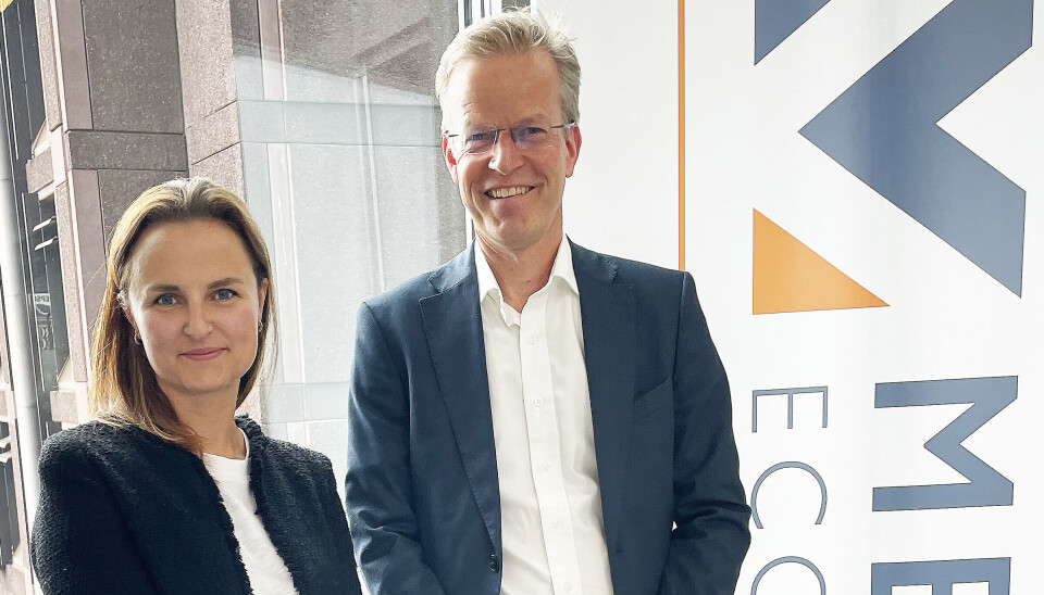 BYTTER BEITE: Kari Rolfsjord er ny konsulent i Menon Economics. Her avbildet med Menon-partner Erland Skogli.