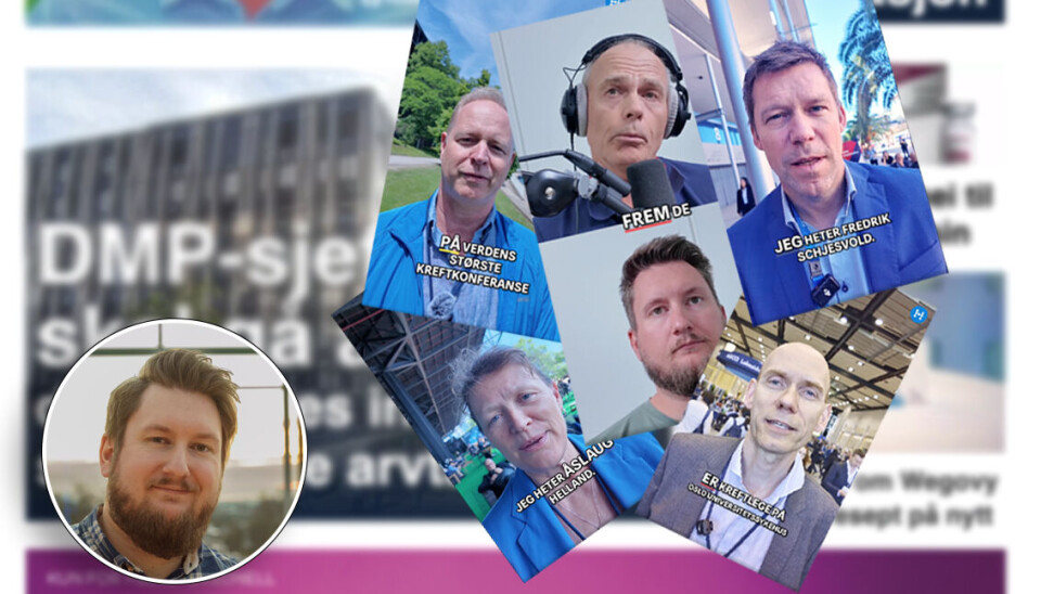 VIRALT: «På Facebook alene har vi fått over 380.000 avspillinger på våre kortformat-videoer fra ASCO», skriver HealthTalk-journalist Lars Brock Nilsen.