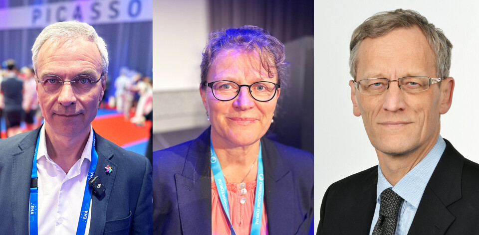 FÅR PENGER: Fra venstre: Overlegene og professorene Bjørn Tore Gjertsen (Haukeland/UiB), Åslaug Helland (OUS(UiO) og Halfdan Sørbye (Haukeland/UiB) mottar alle millionstøtte fra Kreftforeningen denne høsten.