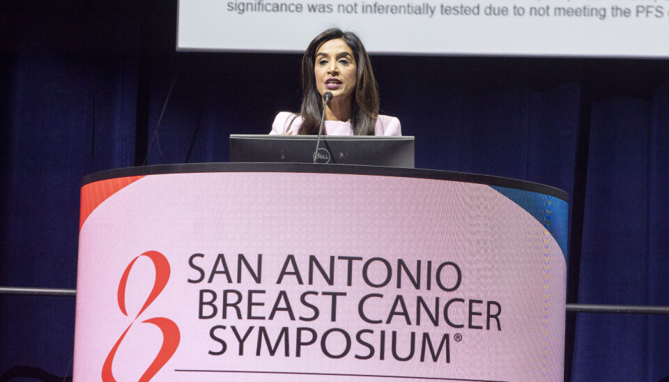 Komal Jhaveri fra Memorial Sloan Kettering Cancer Center presenterte funnene fra EMBER-3-studien.