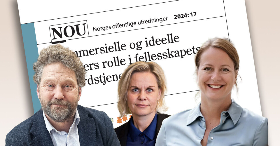 DELTE MENINGER: Fra venstre: Reidar Holst Christensen (NHO Geneo), Mona Stensby (Helse Sør-Øst) og Anita Tunold (Aleris) har alle delt sine meninger om NOU-en til Avkommersialiseringsutvalget.