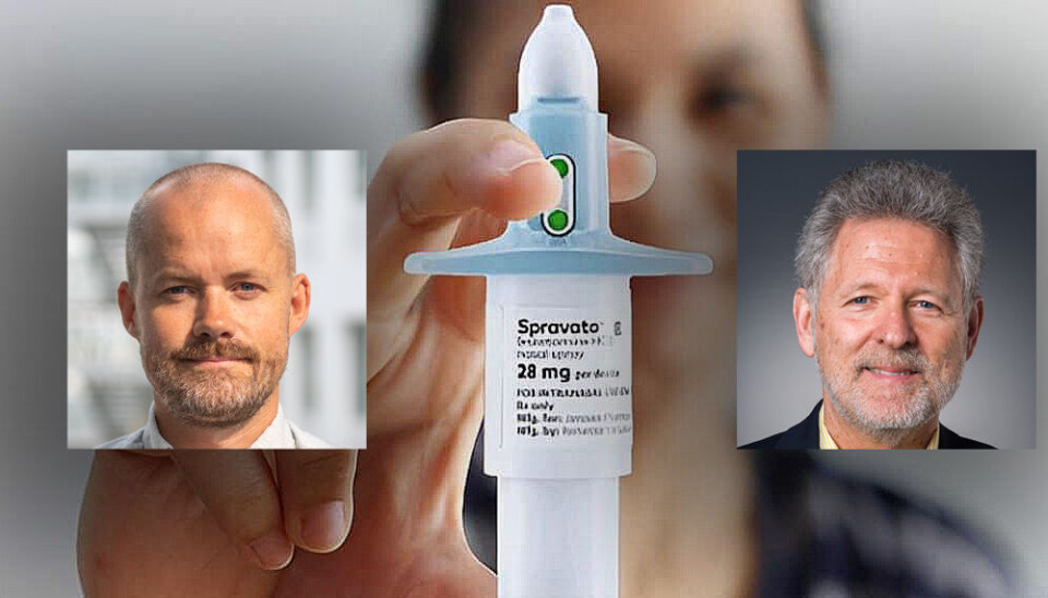 FÅR NEI: – Behandlingen kan være livreddende for pasienter med alvorlig depresjon, sier professor Lars Tanum (innfelt nederst). – Vi får stadig tilbakemeldinger om at de kliniske dataene anses som usikre og at prisen er for høy, sier Pål Suseg i Johnson & Johnson.