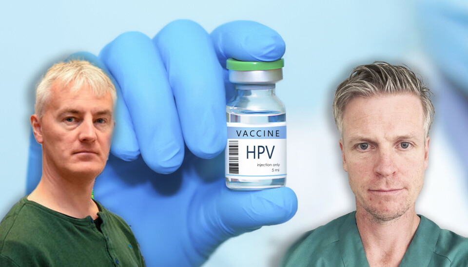 KRITISERER RELIS: – RELIS bør sikre at helsepersonell får balansert og vitenskapelig forankret informasjon om vaksiners reelle effekter og begrensninger, sier OUS-lege Andreas Hopland (t.v) og UNN-lege Sveinung Wergeland Sørbye.