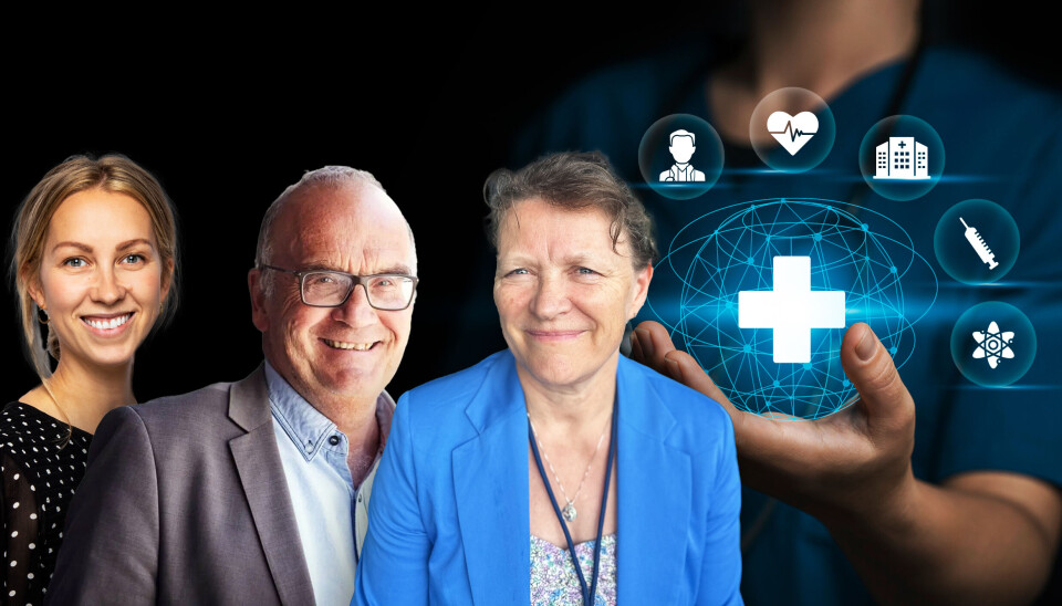 BANEBRYTENDE: Fra venstre: Siri Børø (Merck Norge), Steinar Thoresen (Nordic RWE) og Åslaug Helland (OUS) står bak den viktige studien.
