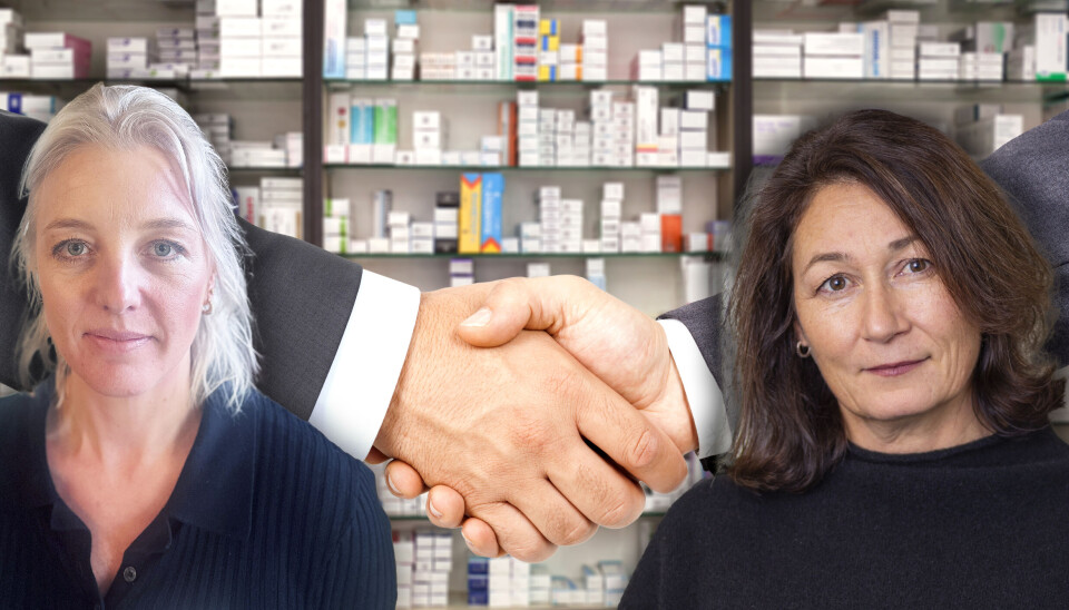 VIL HA MER HJELP: LMI og Barbara Suter (t.h) mener Sykehusinnkjøp og Iselin Dahlen Syversen (t.v) må sikre bedre prisavtale-veiledning for legemiddelselskapene.