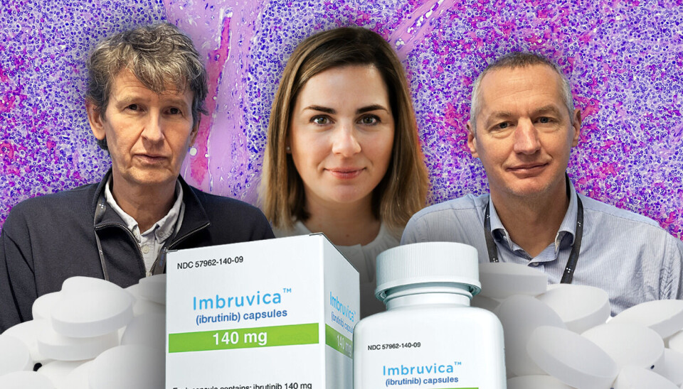 ÅRELANGE DISKUSJONER: Johnson & Johnson, her ved daglig leder Anne Sveaass, har kjempet i en årrekke for å få Beslutningsforum, her ved Terje Rootwelt (t.v) og Ulrich Spreng, til å innføre Imbruvica som behandling av mantelcellelymfom.