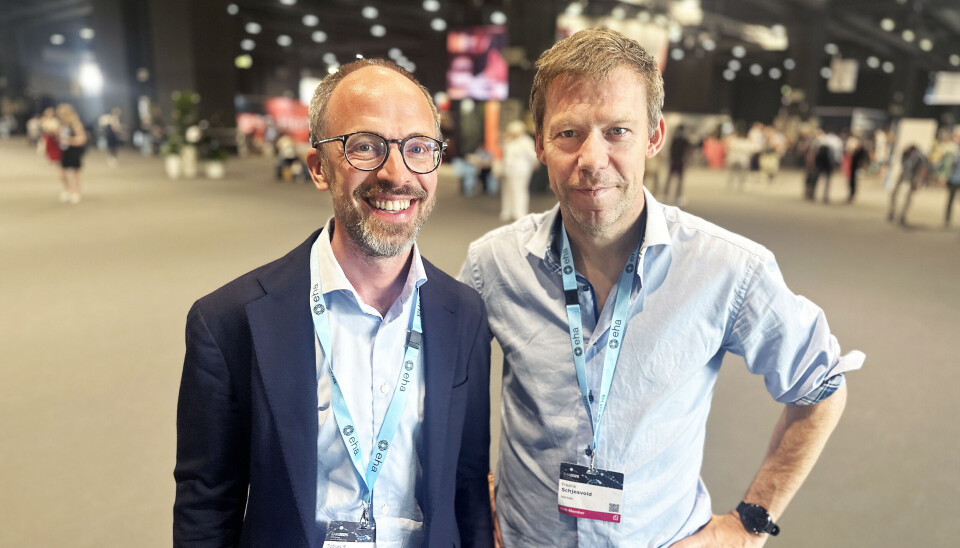 GJENNOMBRUDD: – Vi har et potensielt gjennombrudd i hendene våre. Det må vi følge opp, sier Fredrik Schjesvold (t.h) om tidligfase-data på et nytt trispesifikt antistoff mot myelomatose. St. Olavs-overlege Tobias Slørdahl (t.v) har stor tro på fremtiden til behandlingen.